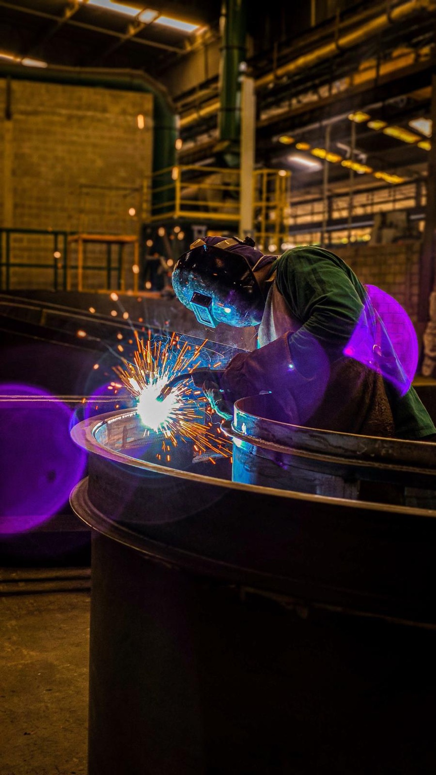 Soldadura industrial en taller
